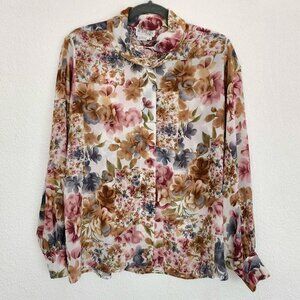 Vintage floral blouse